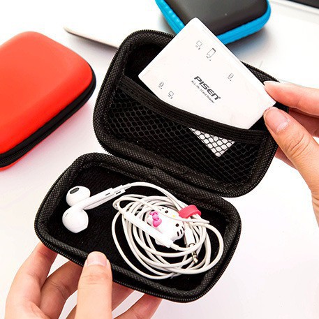 Dompet Headset Jumbo / Pouch Headset Persegi Panjang