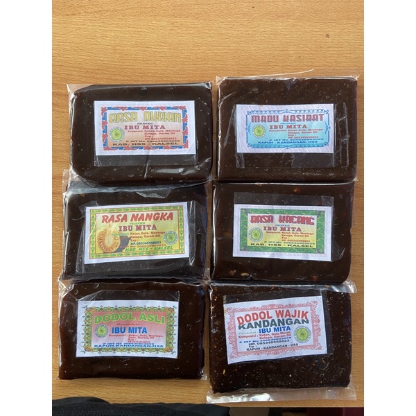 

Dodol Asli Kandangan Produksi IBU MITA 1/4kg (250gr) | Dodol Kandangan | Dodol Kandangan Fresh Asli | 7 Pilihan Rasa | TERBARU