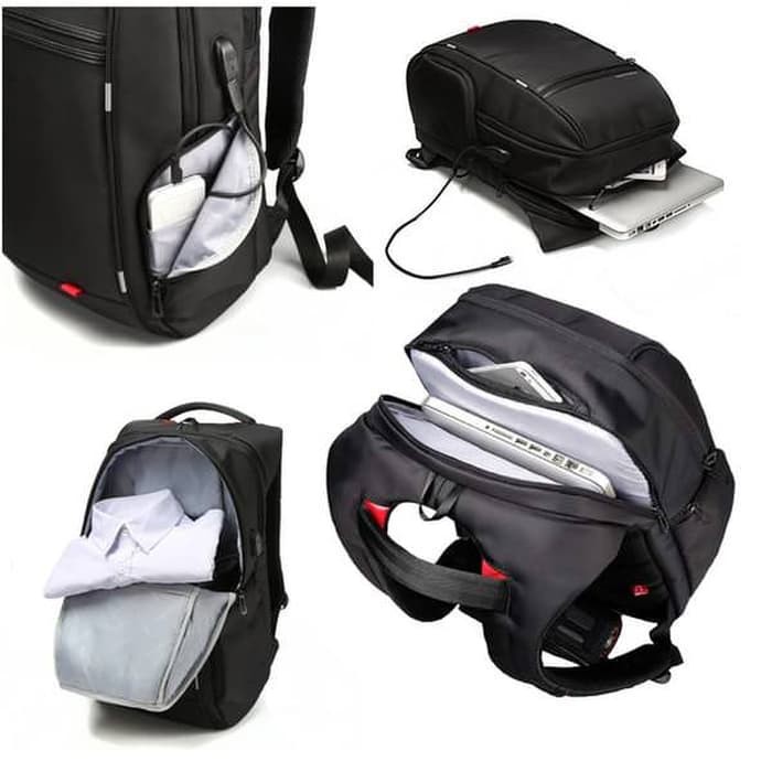 06 - KINGSONS Tas Ransel Laptop 17" Tas Laptop Mac Tas Laptop Asus ROG