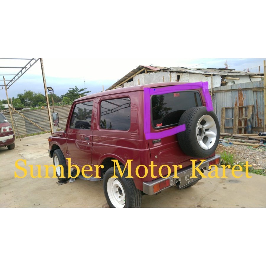 Karet Kaca Belakang Suzuki Jimny/Katana Orisinil