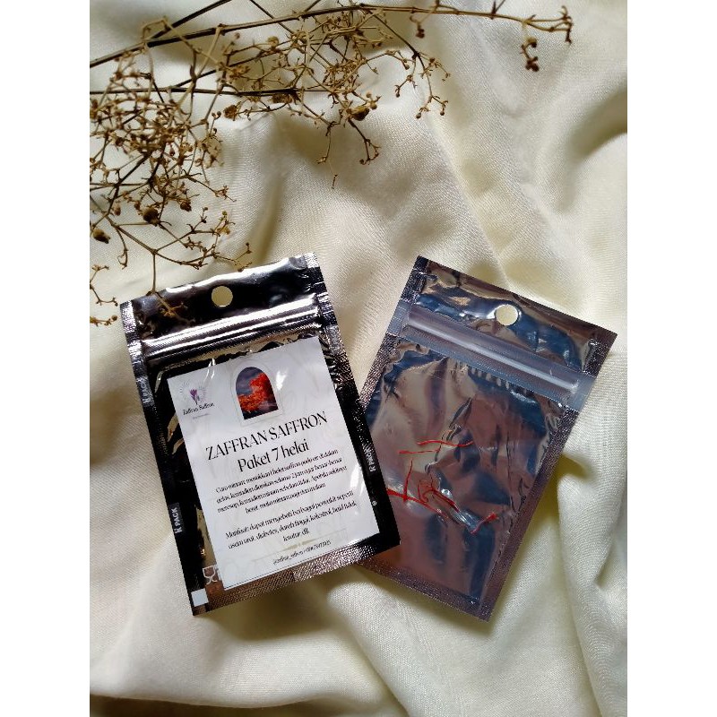 Jual Saffron Premium Original Paket 7 helai Buat minum atau Face Mist