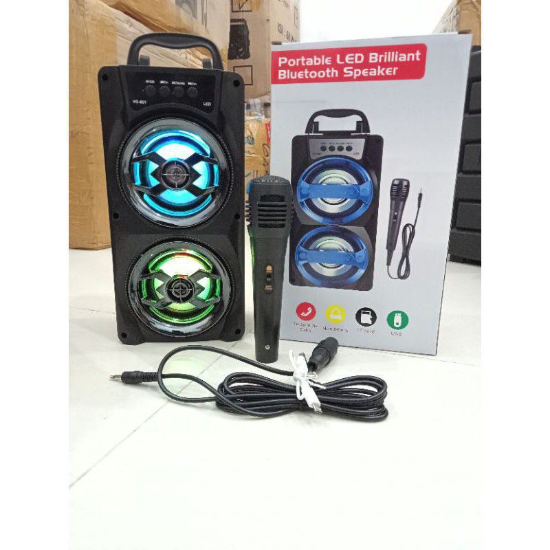 SPEAKER BLUETOOTH SALON AKTIF YD-801/YD-802 FREE MIC//SPEAKER PROTABLE TERMURAH