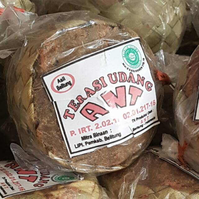 

Oleh oleh khas belitung terasi udang