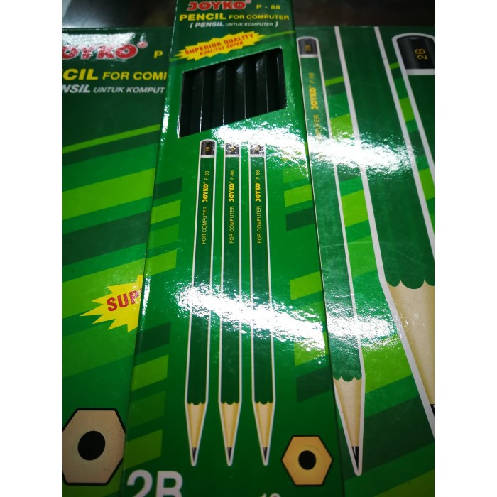 

TULIS-ALAT- PENSIL 2B JOYKO TULIS KOMPUTER UJIAN NEGARA P88 -ALAT-TULIS.