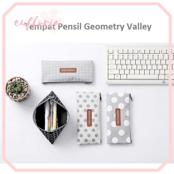 

TP0054 Tempat Pensil Geometry Valley Pencil Case / Tempat Kosmetik