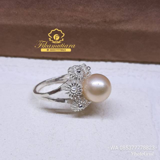 Cincin Silver Mutiara Laut murah