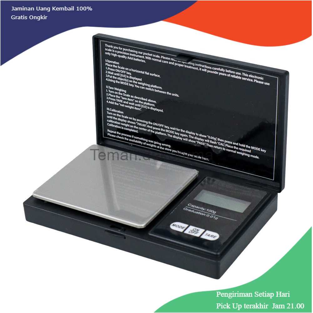 TD-AI Taffware Digipounds Pocket Scale Timbangan Mini 0.01g SC-13 / VSW0083