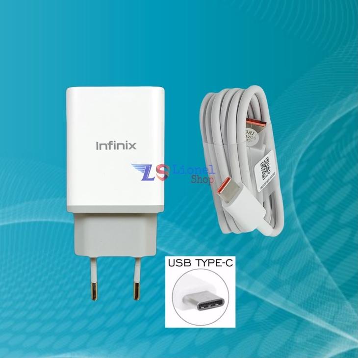 Harga Bersahabat.. Charger Infinix Original Type C Fast Charging Infinix Note 8 - Note 10 Pro - Note