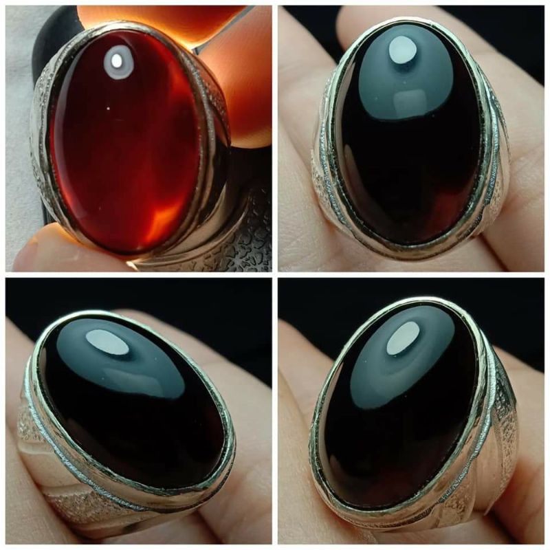 CINCIN NATURAL BATU AKIK YAMAN WULUNG SUKABUMI ANTIK KRISTAL TOP 