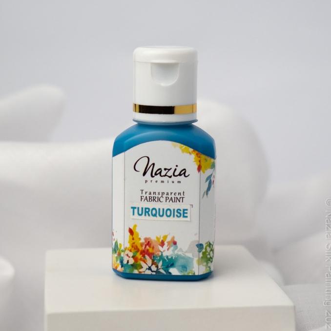 

*****] Cat Kain Tekstil Premium Turquoise Nazia Fabric Paint (Cat Textile)