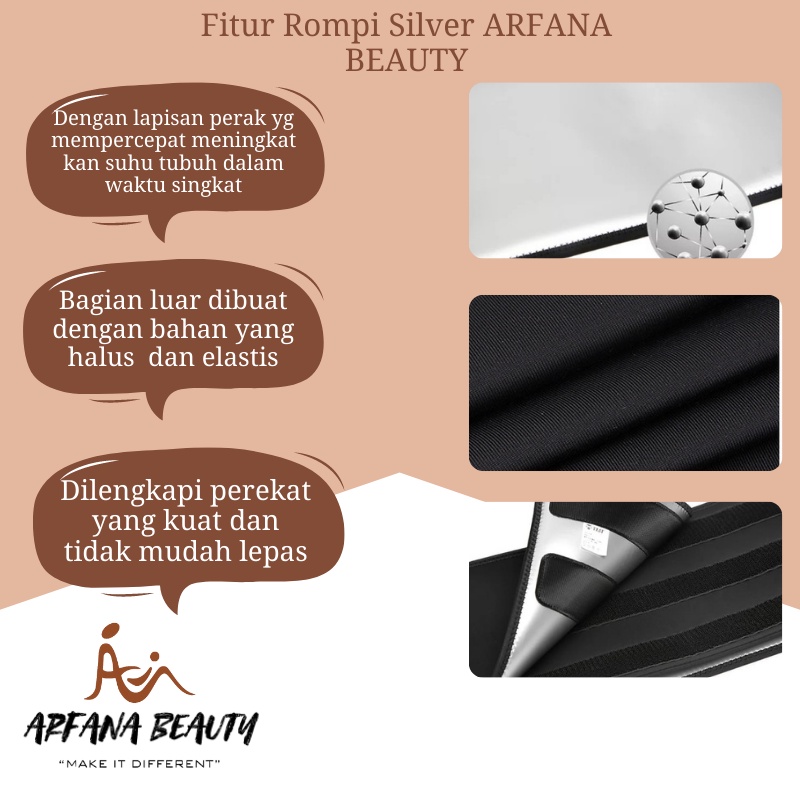 Korset Celana Pelangsing Pembakar Lemak SOLANIA WAIST MAN SILVER - S