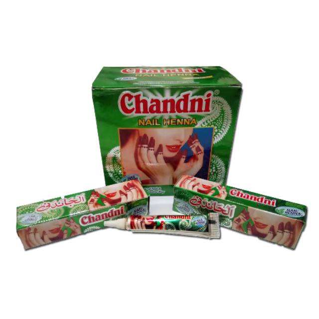 Pacar kuku Chandini Nail Henna tube halal grosir ecer Pacar kuku Chandini Nail Henna tube halal grosir ecer