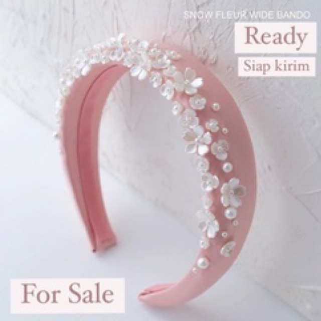 Mmehuillet x Handmadepita Snow Fleur Wide Bando