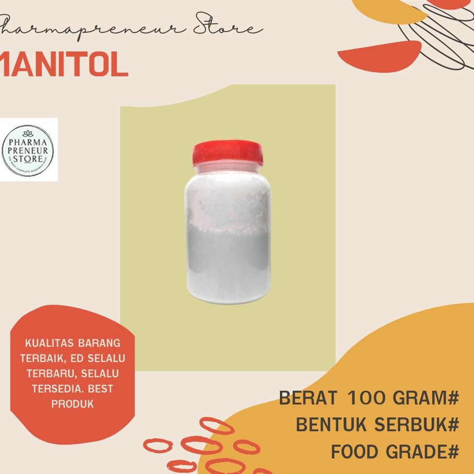 

Big Sale.. Manitol 100 Gram Best Quality NR7