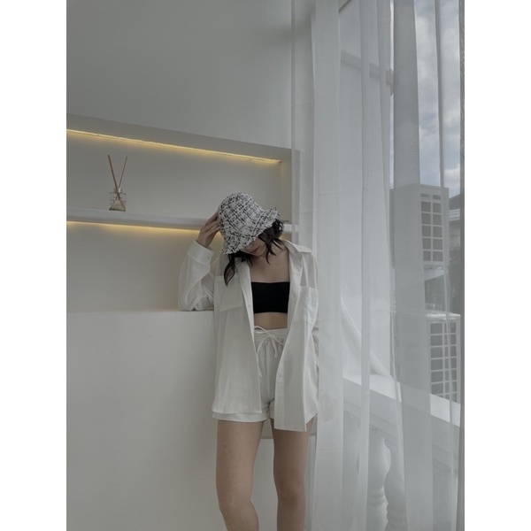 Nadine Set | Setelan Atasan Celana Pendek Wanita