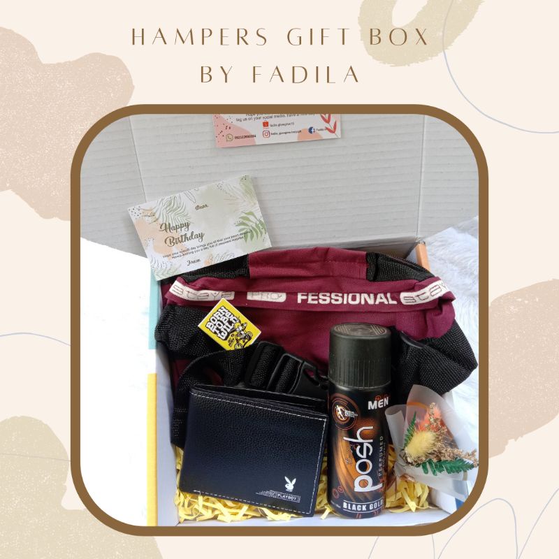 

HAMPERS BOX / Kado spesial / paket men / kado murah / tas murah /kado istimewa