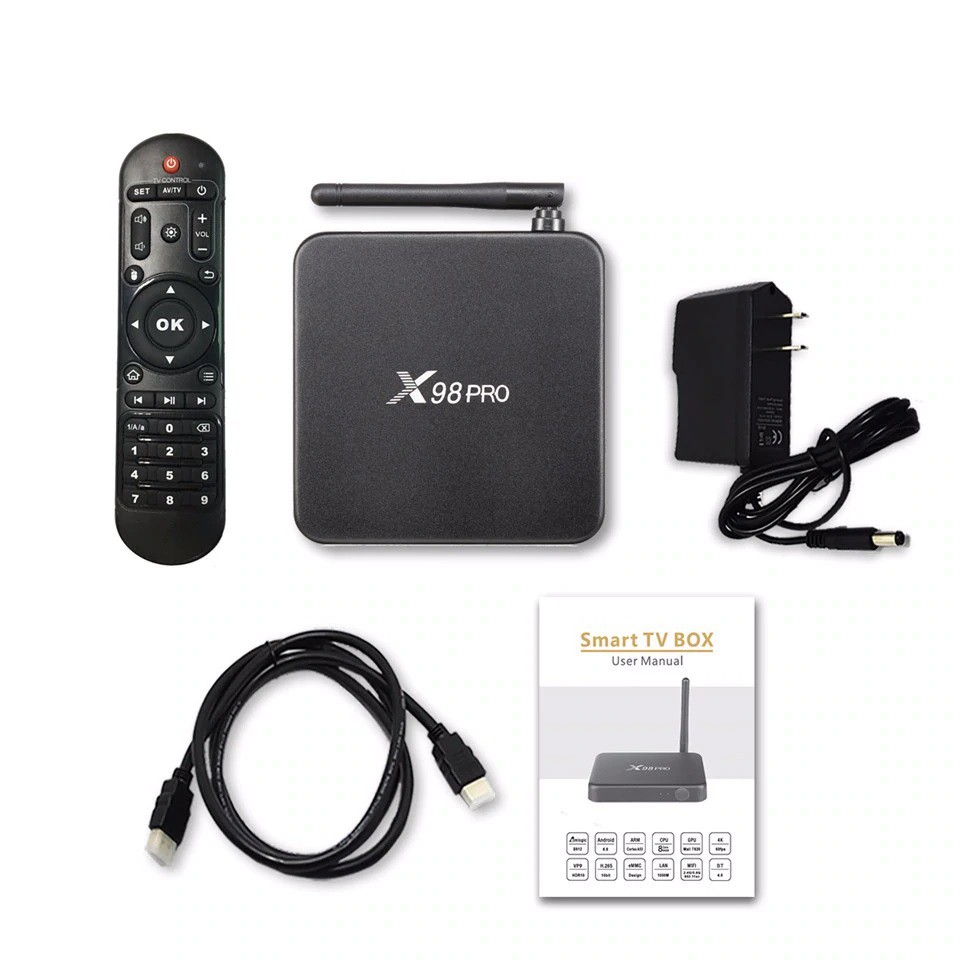 X98 PRO - RAM 2GB ROM 16GB - Android 6.0 Smart TV Box 4K Ultra HD