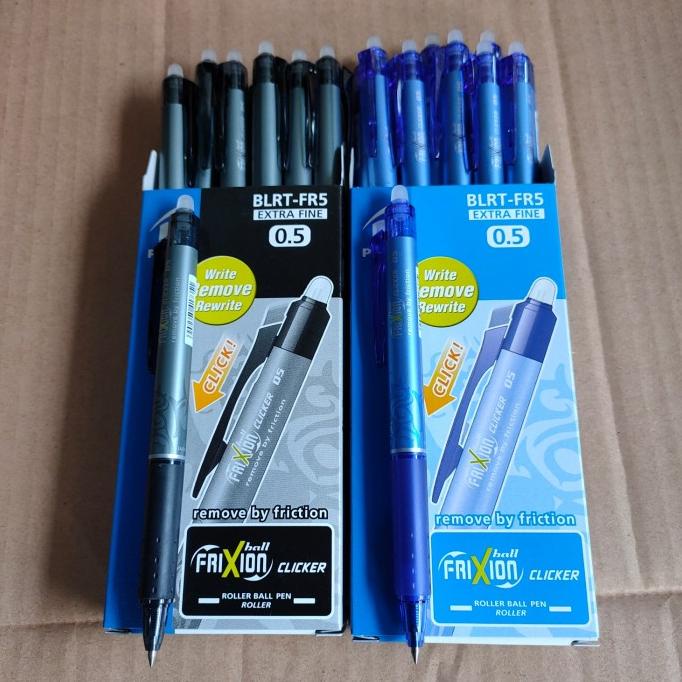 

pulpen pilot frixion clicker roller ball remove by friction ---Terbaru---