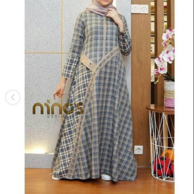 GAMIS NINOS MOTIF KOTAK GROSIR MURAH