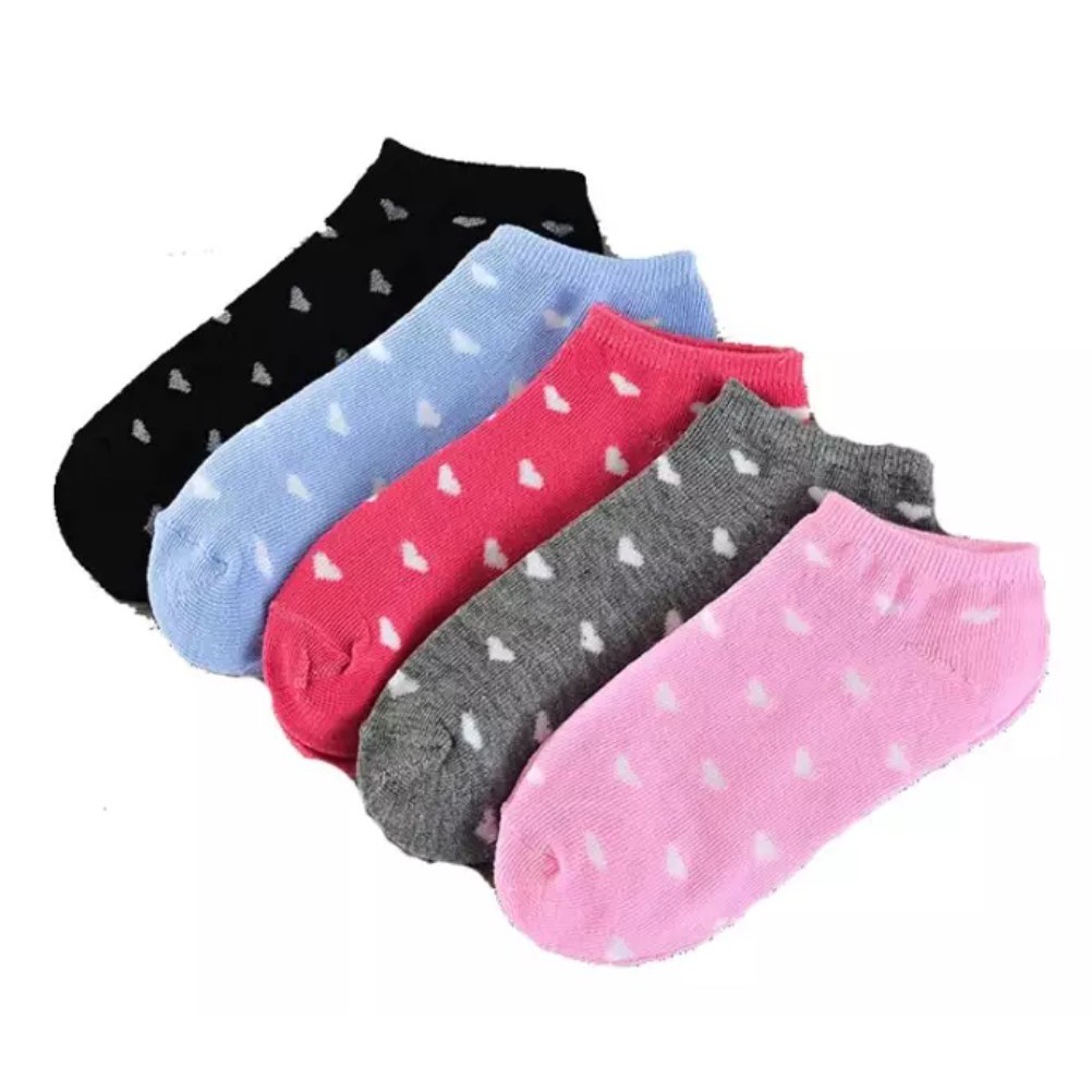 PA Kaos Kaki Fashion Unisex Wanita Pria Murah Kaus Motif Semata Kaoskaki Ankle Socks Pendek Love