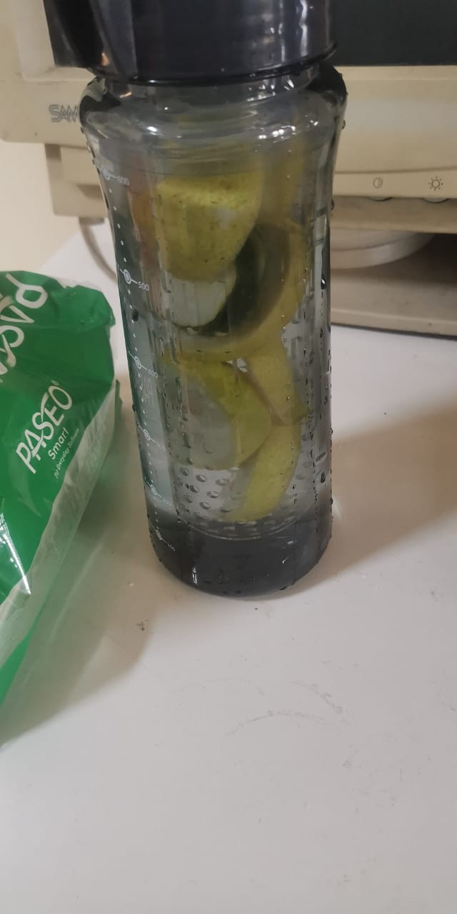 [cod] Tumbler Botol Tempat Minum Plastik Infused Water Anti Tumpah Food Grade