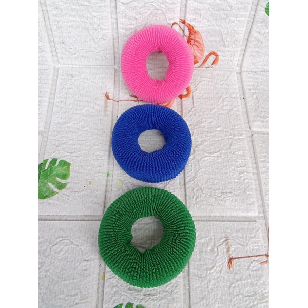 [JUMBO] IKAT RAMBUT DONAT WARNA SATUAN