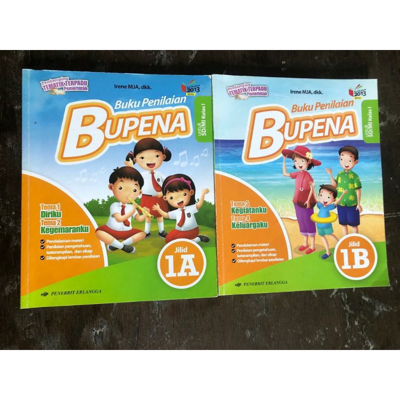 Buku BUPENA 1A&1B  1C&1D 2C&2D 3C&3D penerbit Erlangga original Bekas harga/2buku