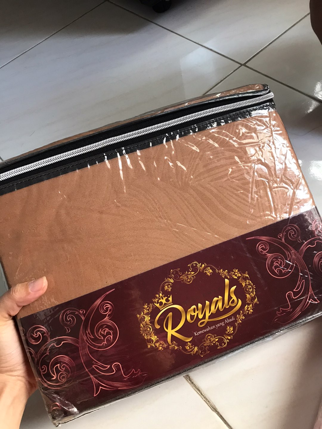 Rc Sprei Monalisa Royals Emboss Queen Uk. 160x200 T.30