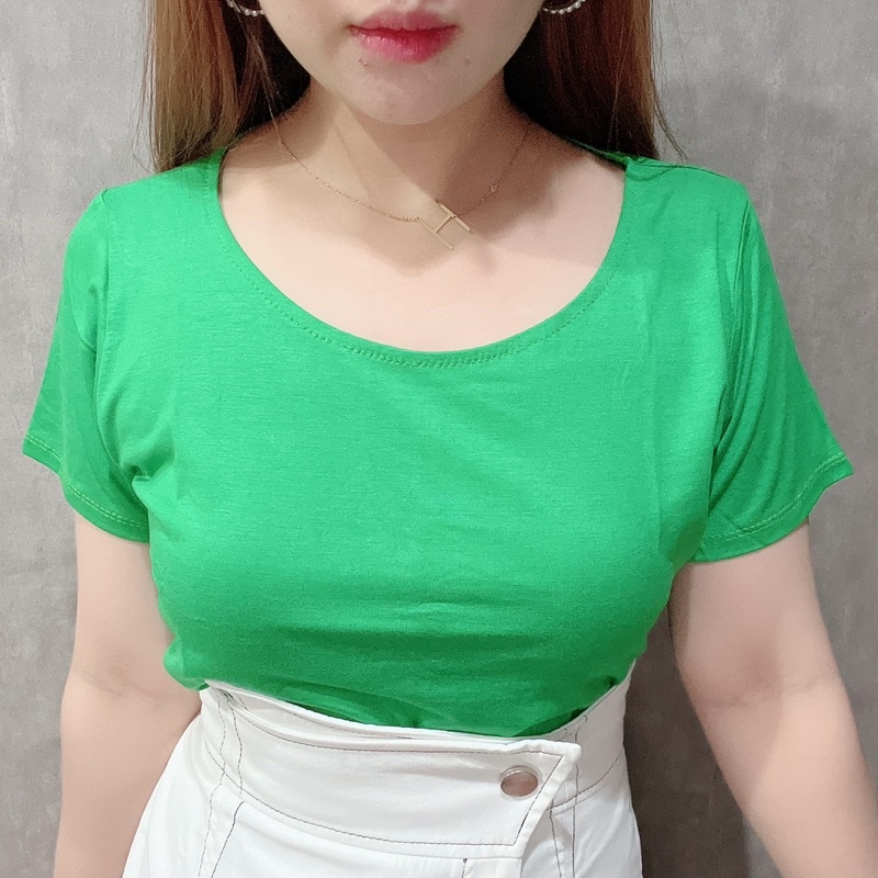 Loose Crop Top | Baju Kaos Polos Crop Atasan Wanita | Maimon Grosir