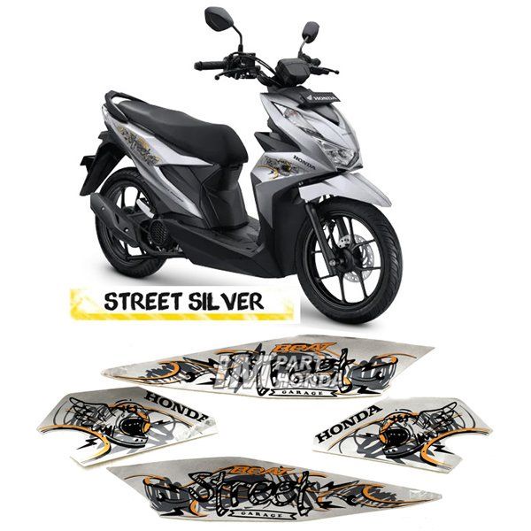 Stiker Beat LED Street K1A 2021 Street Silver
