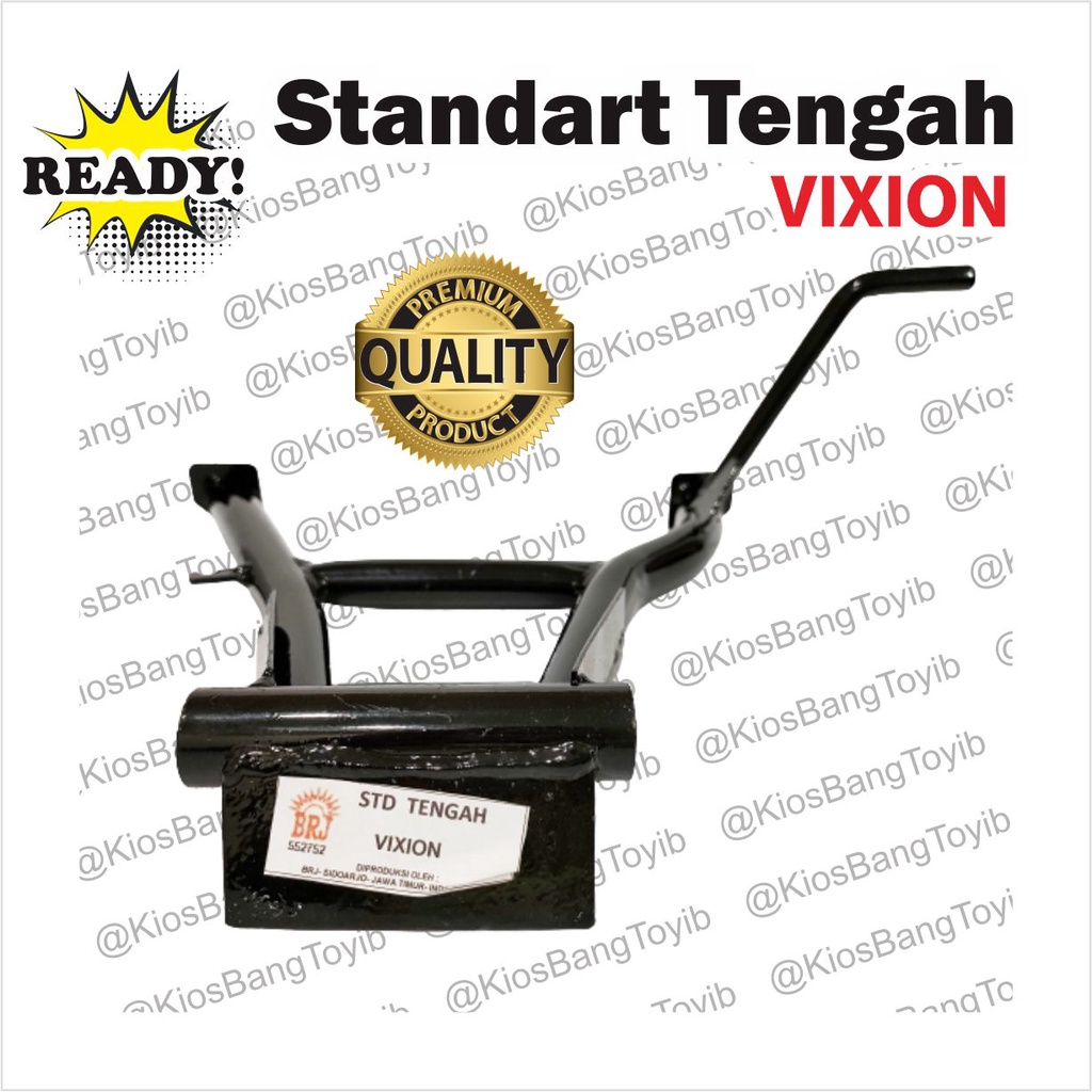 Standar Standart Jagrak Jagang Tengah Hitam Tebal Vixion