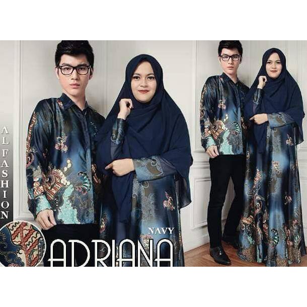 Couple Batik Adriana / Maxi / Gamis / Busana Muslim J70 New