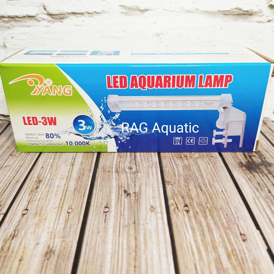 Lampu jepit YANG aquarium aquascape