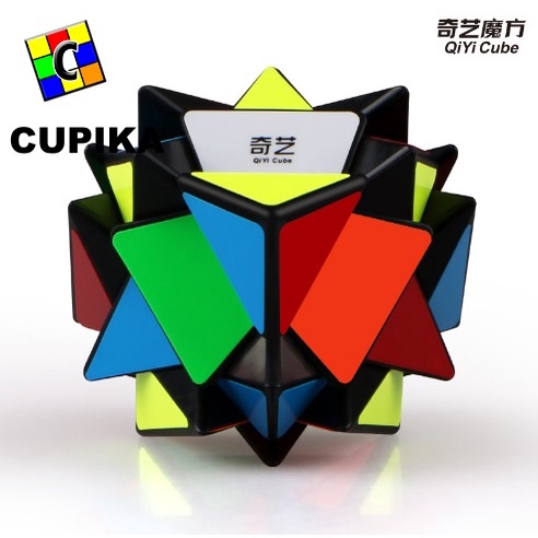 Rubik Axis QIYI 3x3 Vajra Fisher Speed Magic Cube BLACKBASE