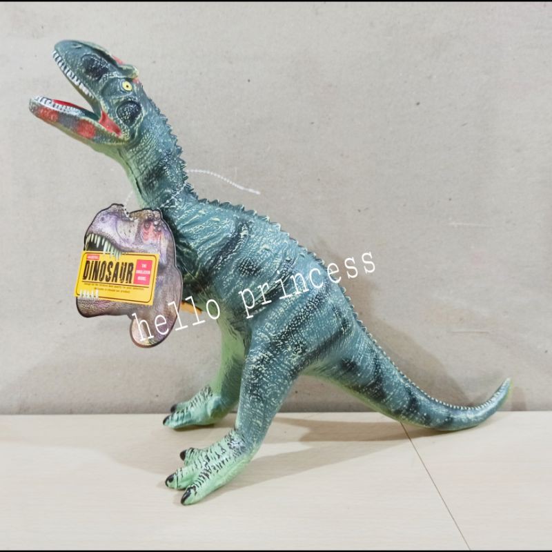 MAINAN ANAK DINOSAURUS WORLD DINOSAUR KARET TREX BISA BUNYI