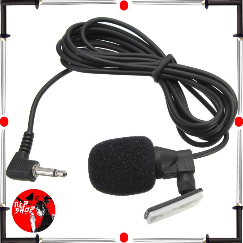 Clip On Mic Microphone 3.5mm + Audio Splitter U Shape Paket Youtuber Vlog Smule
