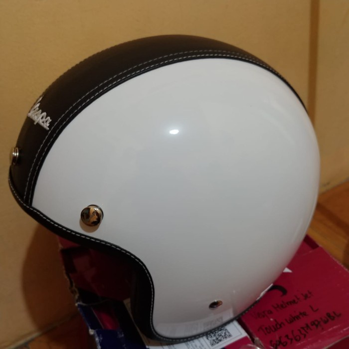 Helm Piaggio Vespa Original / Helmet Vespa Putih Glossy Original