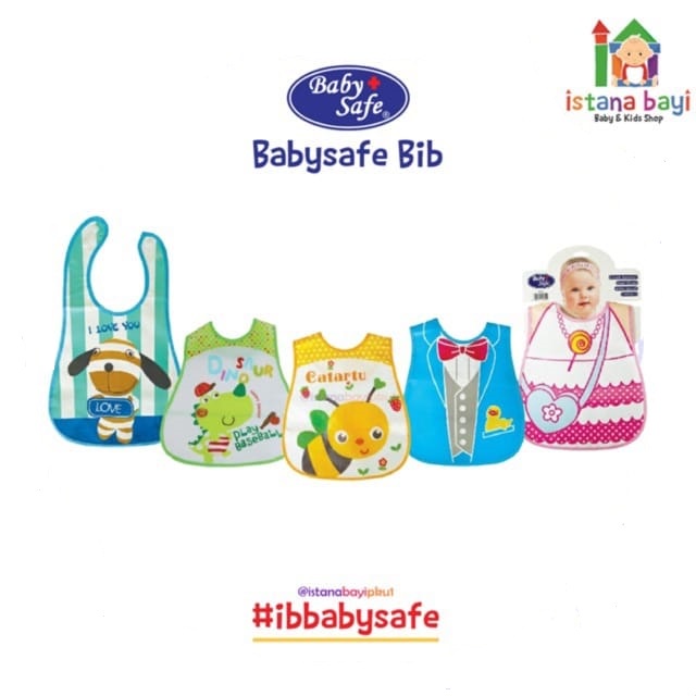 Baby Safe Long Bib BIB05- Celemek Makan Bayi