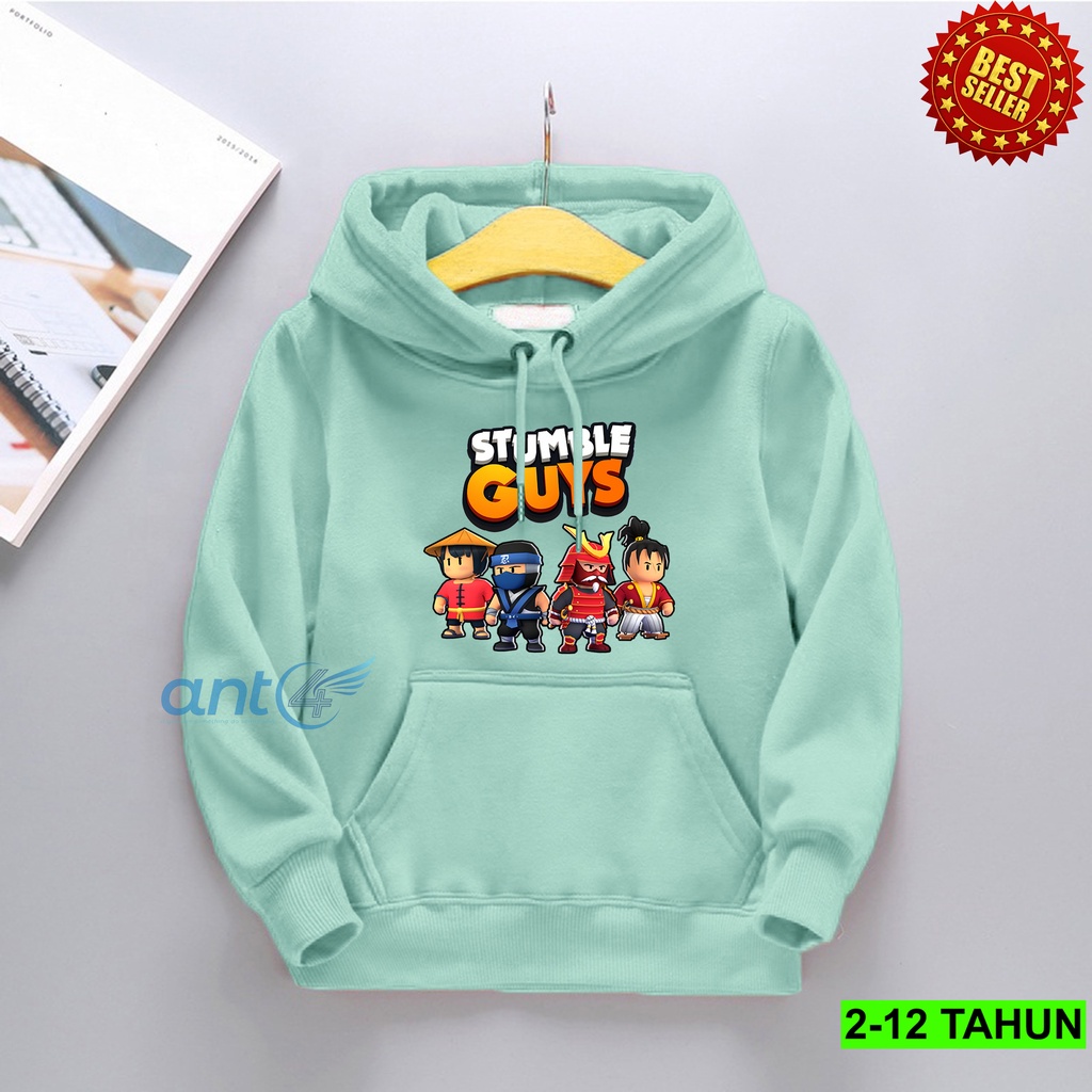 Hoodie Anak Laki Laki Perempuan / Hodie Game Stumble Guys Anak Usia 2 - 12 Tahun Jaket STUMBLE GUYS Anak Cewek Cowok / Switer Bisa Cod