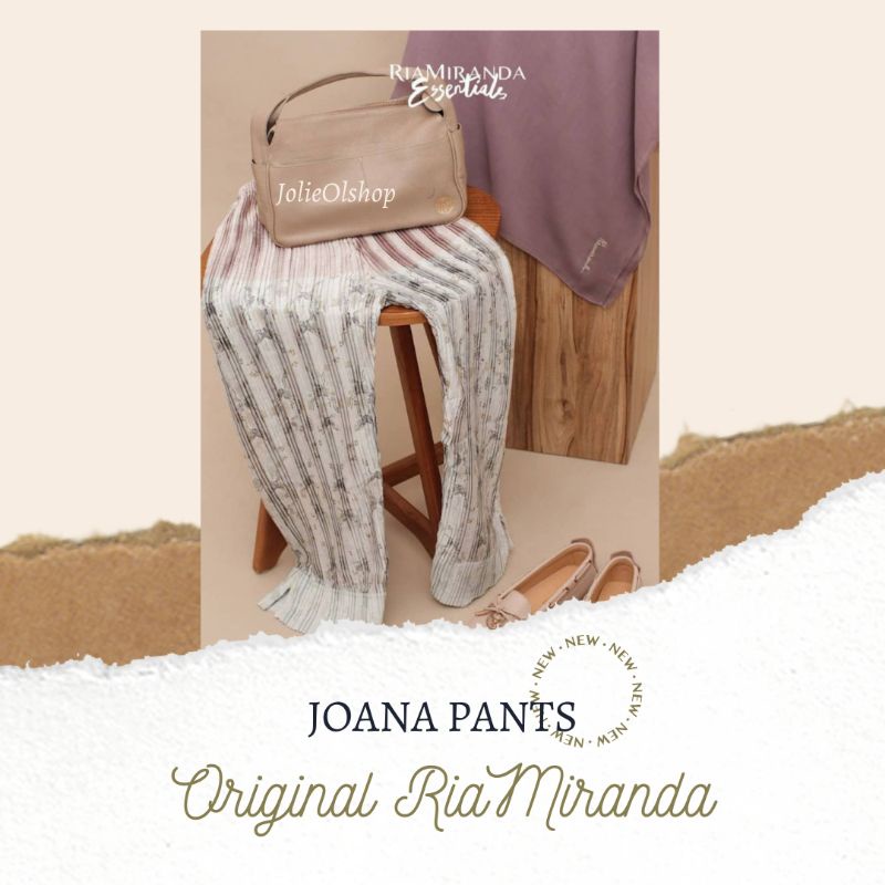 JOANNA PLEATED PANTS S/M RIA MIRANDA| NEW -READY-