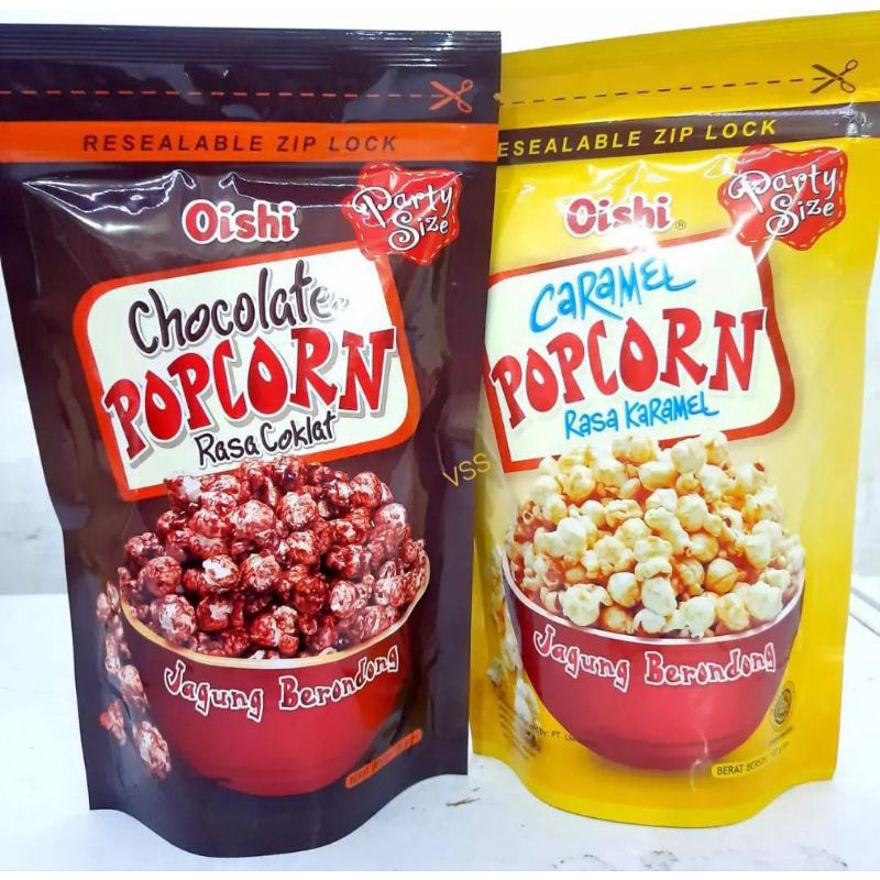 

Popcorn Oishi Caramel / Chocolate 100g