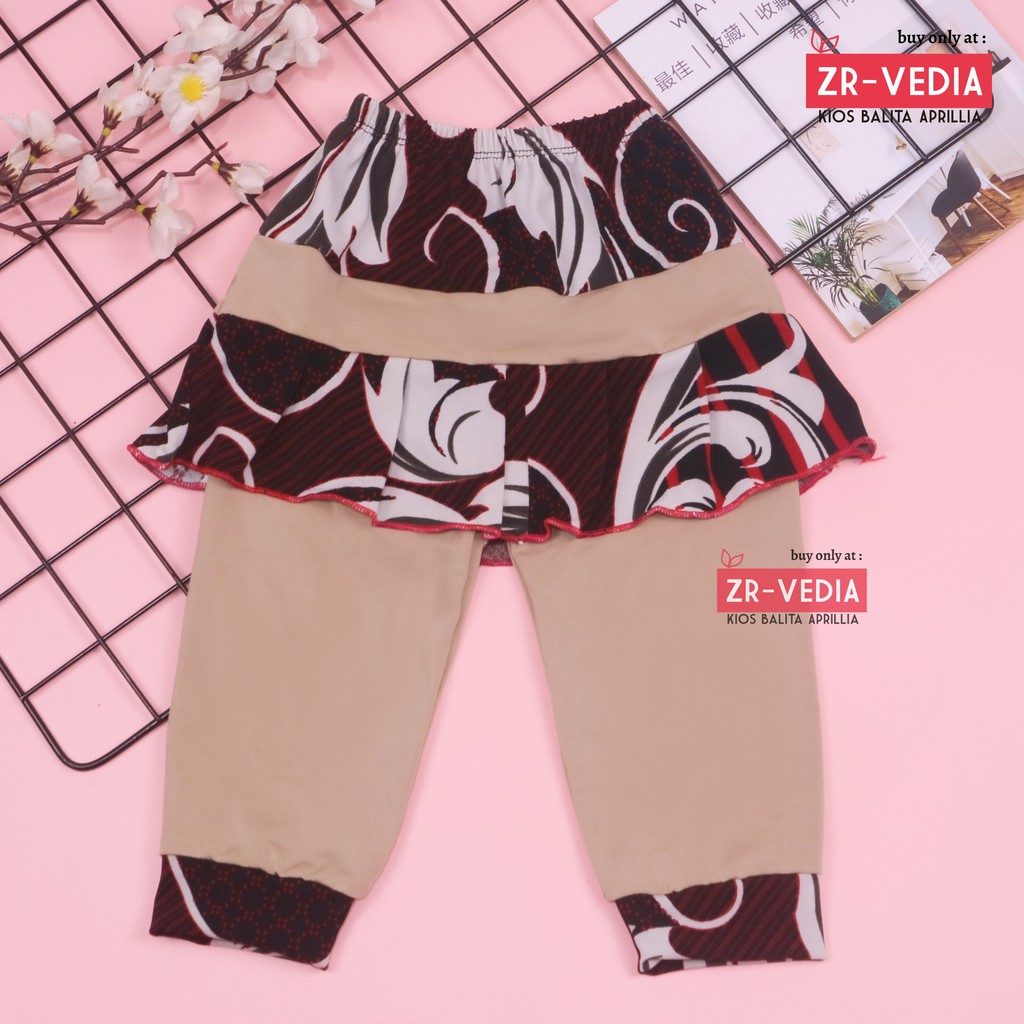 Umbrella Pants uk Bayi  3 - 12 Bulan / Model Celana Rok - Baby Polos Motif - Pants Murah Bahan Kaos