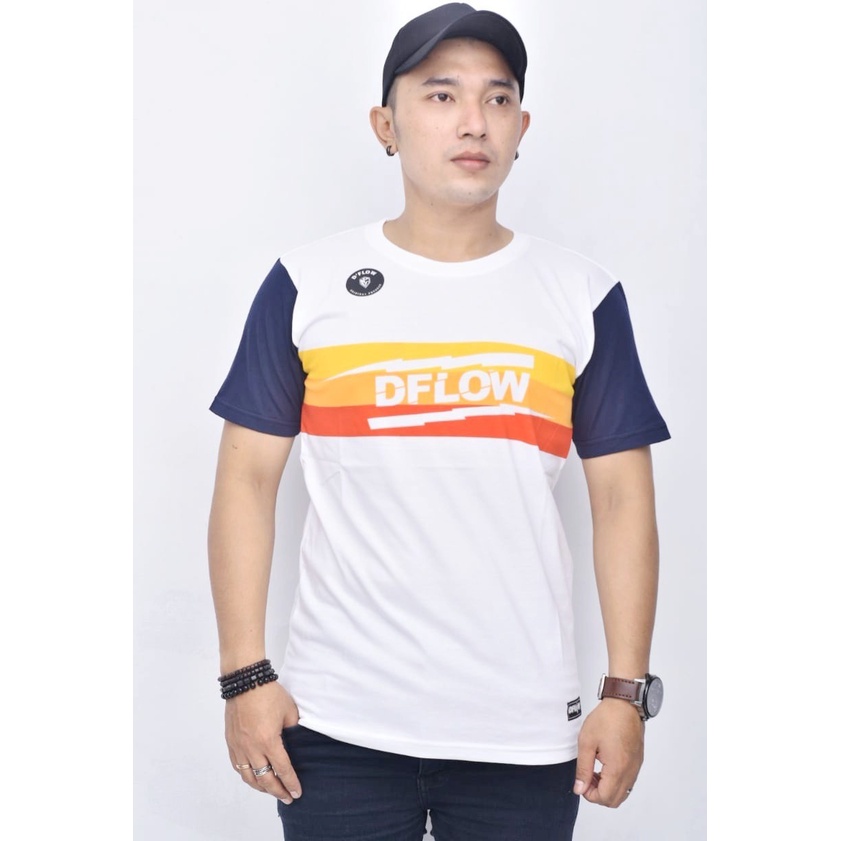 Kaos Dflow Original Free Sticker / Kaos Pria Terlaris / Grosir Kaos Dflow Tangan Pertama