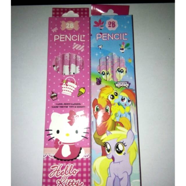 

Pensil 2B karakter kartun
