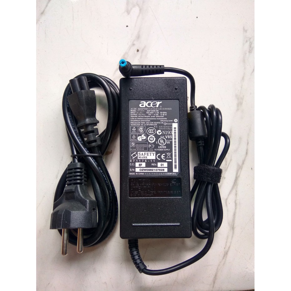 Adaptor/Charger Laptop ACER Aspire 19V - 4.74A ORIGINAL