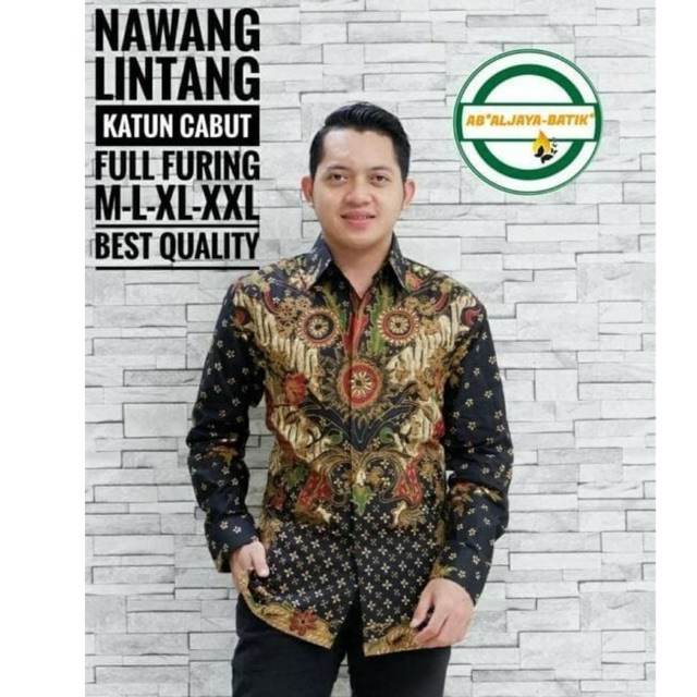 Batik Pria NAWANG LINTANG FULL FURING Katun Halus Ori Solo