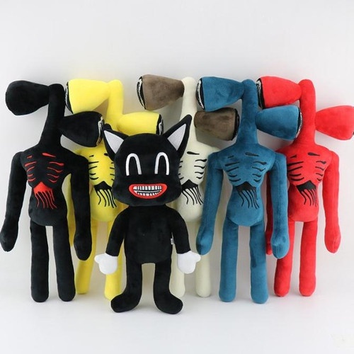 Boneka Siren Head Plush Toy Cartoon Siren Head Doll Horror