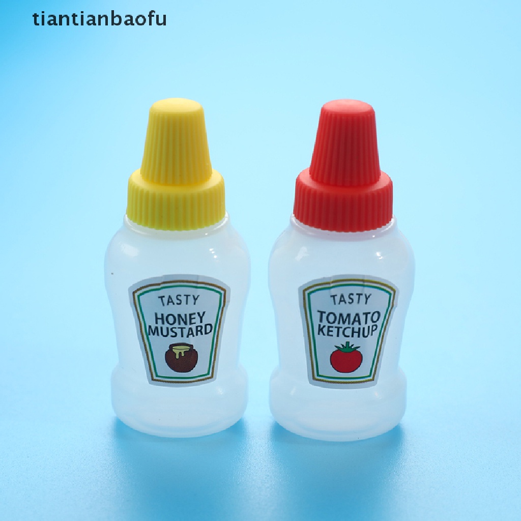 4 Pcs Botol Wadah Saus Tomat Salad Mini Portabel Ukuran 25ML