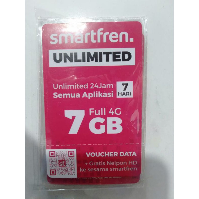 Voucher Smartfren unlimited 7 hari