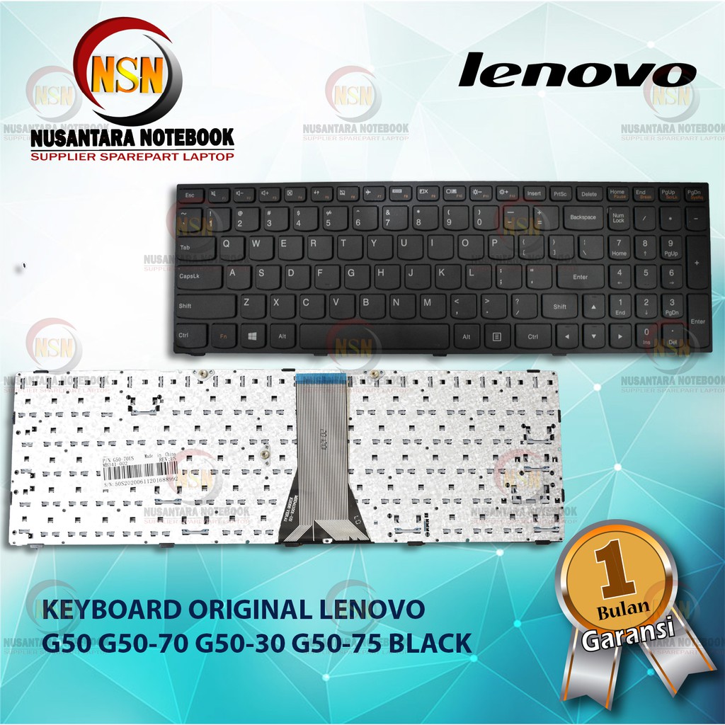 Keyboard Original Lenovo G50 G50-70 G50-30 G50-45 G50-75 Series BLACK